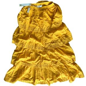 🔥marked down! House of Harlow 1960 Layered Eyelet Maxi Skirt -New With Tags